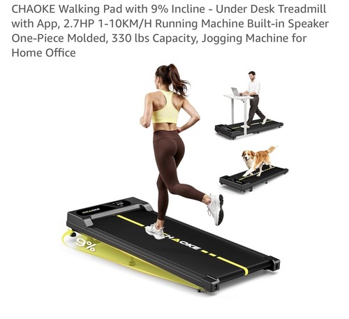 Walking pad treadmill - treadmill, for