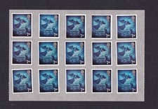 50 2ND SECOND CLASS UNFRANKED, SELF ADHESIVE, GENUINE STAMPS PEEL AND STICK