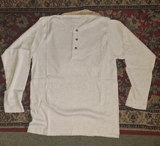 Mens Grandad Long Sleeve Top Casual Button Collarless