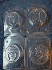 Job Lot 18-4x Bath Bomb Soap Resin  Moulds Chakra Spa Pristine Condition 