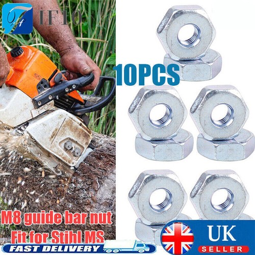 10pcs guide bar - m8, nuts