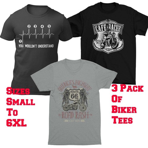Pack biker shirts gift - 3, t