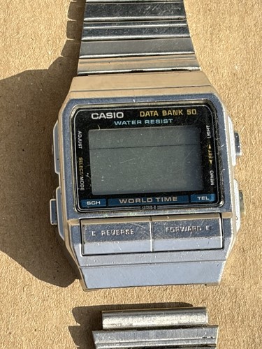 Casio databank water resist - 50,