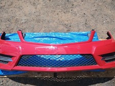 MERCEDES C-CLASS FRONT BUMPER AMG W204 2010 - 2015 IN RED