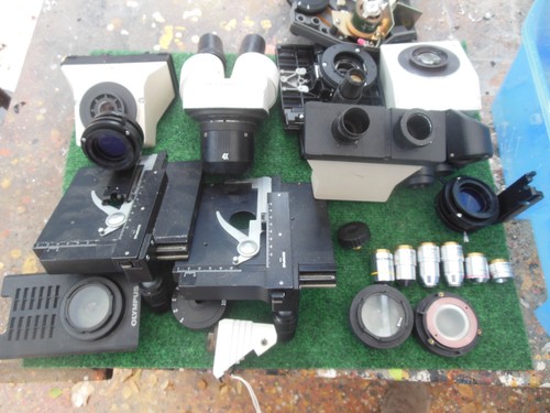 Lot microscope parts - microscope,
