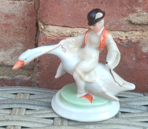 Herend hungary goose boy - herend,