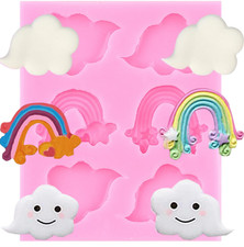 Rainbow Silicone Fondant Molds