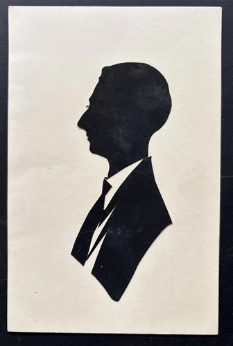 Antique silhouette male - antique,