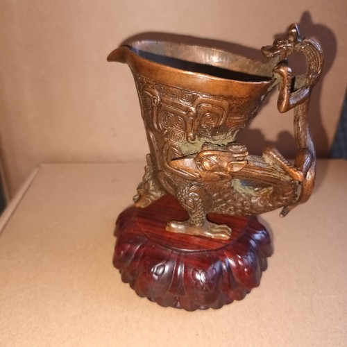 Bronze chinese dragon - chinese, &