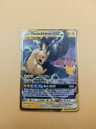 Pokémon tcg pikachu zekrom - pokémon,