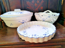 Herend hungary  Blue Dinner Service set of 4 Pieces Hand-Painted