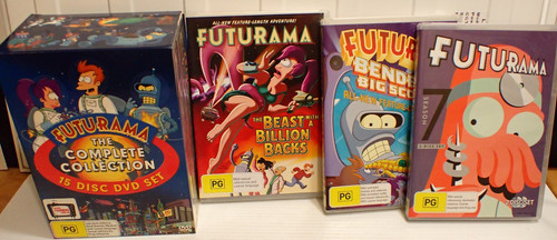 Futurama seasons boxed - seasons, 1-4
