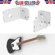 1/2 Pair of Guitar Wall Bracket / Acrylic Guitar Hanger / Perspex Guitar Ho T8K4