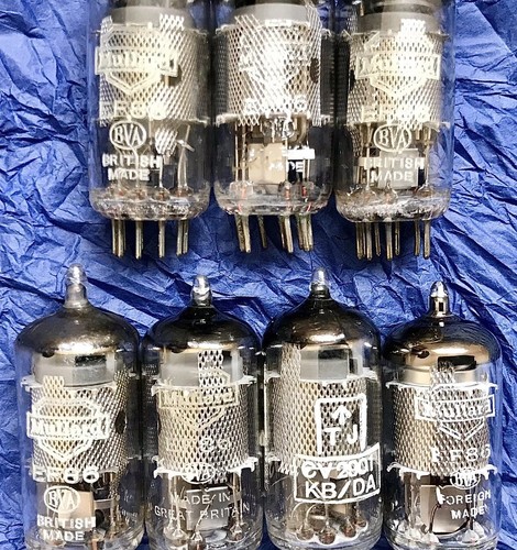Mullard ef86 mesh tube valve - mesh,