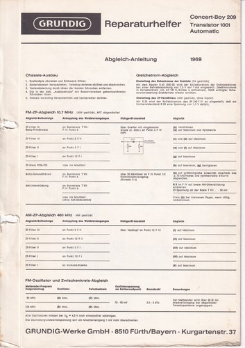 Service manual for grundig - manual,