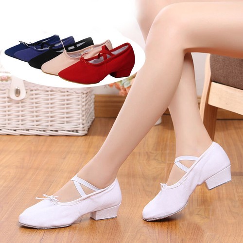 Unisex dance shoe chunky heel - shoe,