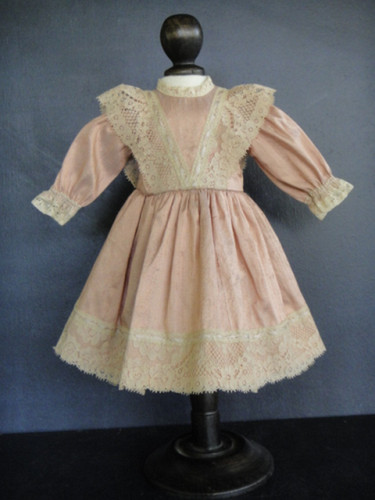 Silk dress and lace for - silk,