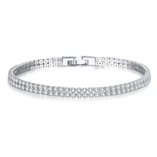 Woman Girl Tennis Cubic Zircon