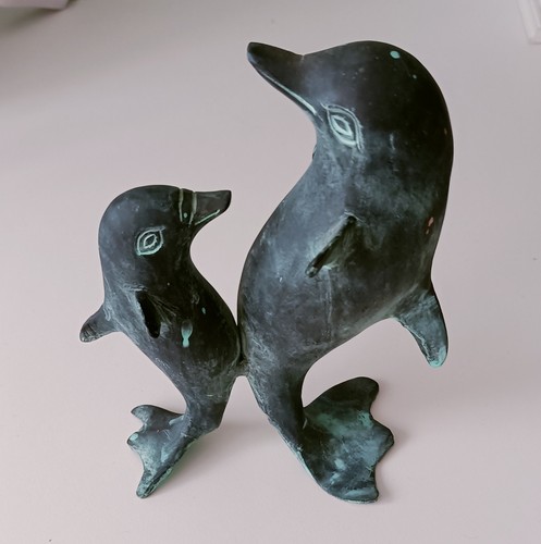 Vintage bronze patinated - bronze, /