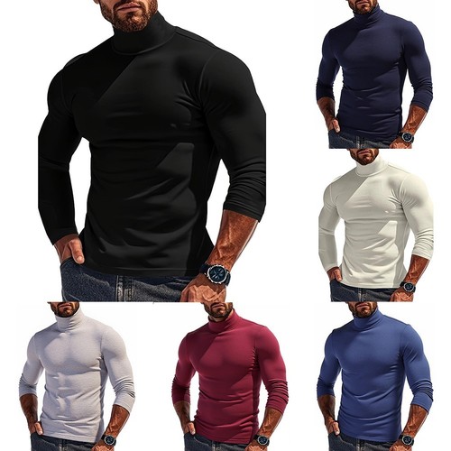 Mens turtleneck thermal - turtleneck, long