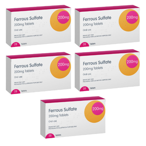 Ferrous sulfate 200mg - ferrous,