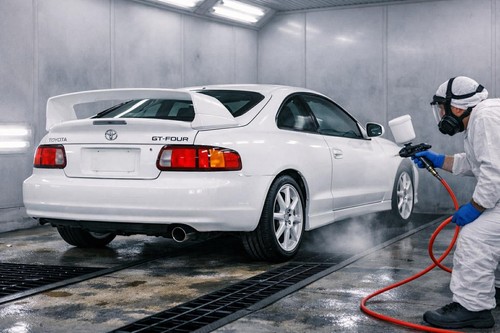 Exterior paint respray service