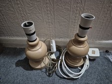Pair of Doulton Sheerbrite Table Lamps Need Wiring