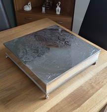 Vintage Silver Plated Cake