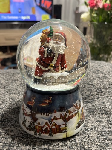 Christmas snow globe musical - christmas,