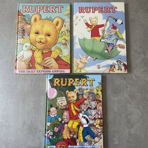 Rupert the bear annuals - bear,