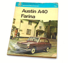 PEARSONS ILLUSTRATED CAR SERVICING HANDBOOK GUIDE RAC FOR AUSTIN A40 FARINA