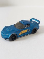 Hot Wheels Mattel Diecast 2010 Honda S2000 Car - Satin Blue with AEM Decal