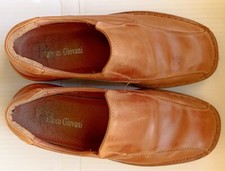 Marco Giovani Leather Shoes Size 42 8UK Tan Brown Colour