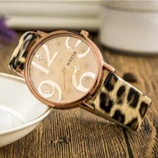 Leopard Print Watches Fashion