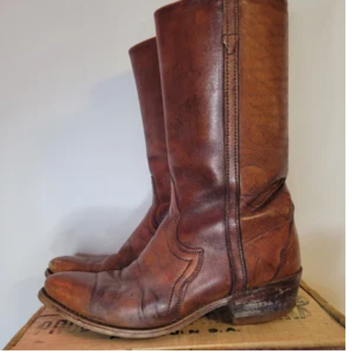 Vintage leather wrangler - vintage,