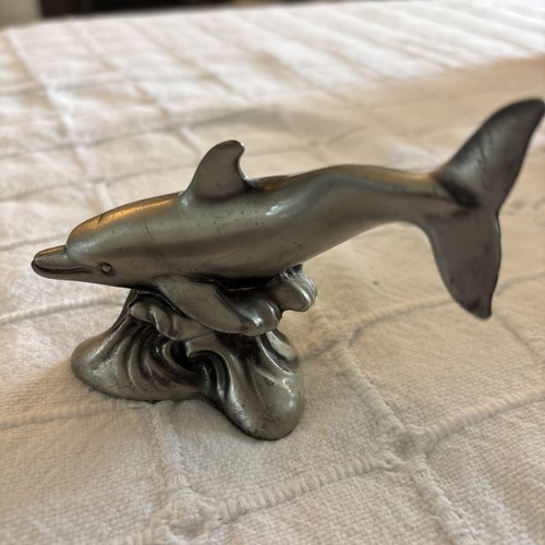 Lenox pewter dolphin waves - lenox,