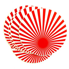 5 x Japanese Rising Sun Flag