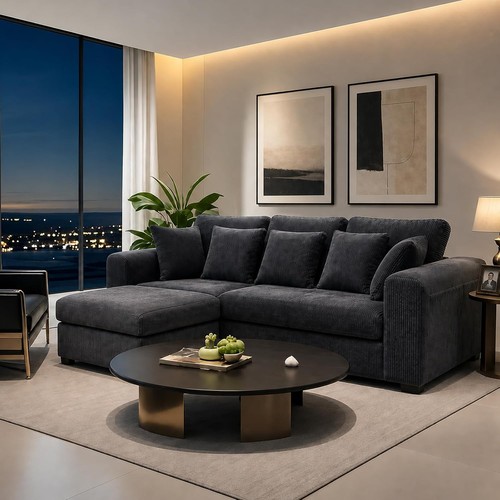 Jumbo cord corner sofa - jumbo,