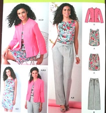SIMPLICITY K1467 - Misses Top, Pants, Skirt, Jacket Pattern.... US Sizes 8-16
