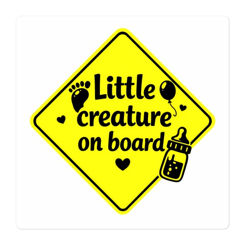 Sticker style baby board - style, "baby