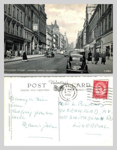 Vintage postcard buchanan - vintage,