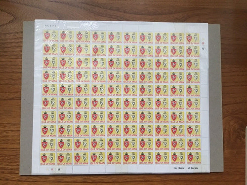 Vintage isle man 2p - man, 1/2p