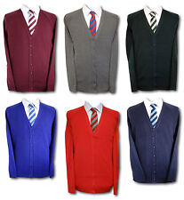 Traditional Girls School Uniform Cardigans. Various Colours & Sizes. Up To 46"