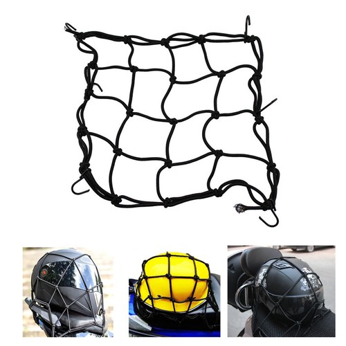 Cargo net motorcycle helmet - cargo,