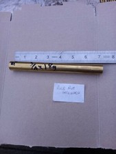 Brass tube 3/4" diameter, 18g wall x 7" long, live steam model making
