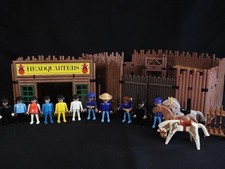Playmobil Western Fort headquarters, large playset, vintage headquarters,