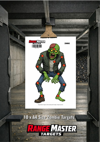 Zombie target 10x a4 - zombie,