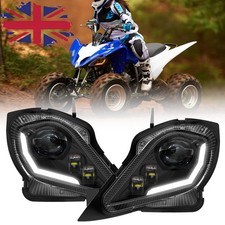 LED Headlight For YAMAHA RAPTOR YFZ 450R 700R YFM 250 350 700 LIGHT 2006-2024