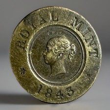 Great Britain, Victoria, 1843 Monetary  Weight for Sovereign