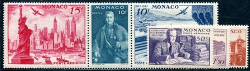 Monaco 1947 331 336 incl - monaco, 331-336